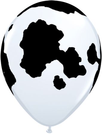Friesian Cow Balloons - 27.9cm - Pack of 10