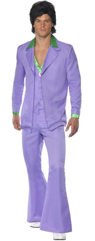 Lavender 1970'S Suit