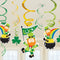 St Patrick's Swirl Decoration Value Pack - 25.4cm - Pack of 12