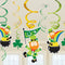 St Patrick's Swirl Decoration Value Pack - 25.4cm - Pack of 12