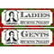 Scottish Celebration Burns Night Toilet Signs - Ladies & Gents