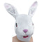 White Rabbit Over The Head Mask