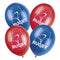 Rugby Themed latex Balloons - Pack of 10