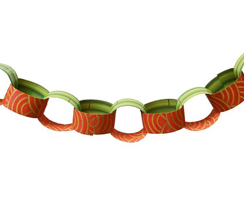 Chinese New Year Themed Paper Chain Kit - A3 Card