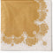 Porcelain Design Gold Napkins - Pack of 20 - 33cm