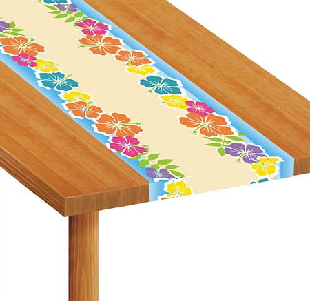 Island Party Themed Paper Table Runner - 1.2m