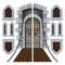 Castle Drawbridge Door & Window Props - 1.77m - Pack of 9