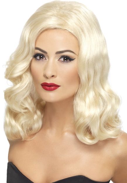 1920's Luscious Long Blonde Wig