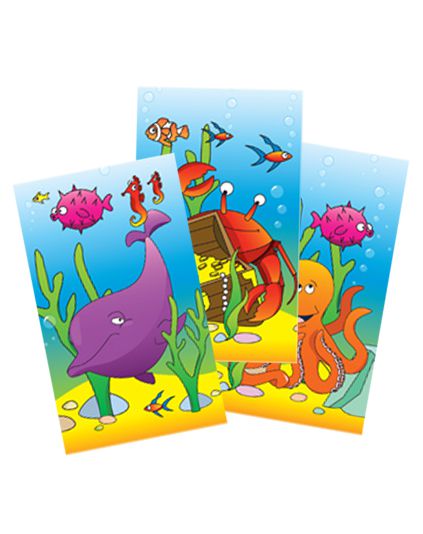 Sealife Themed Mini Notebook - Assorted Designs - Each