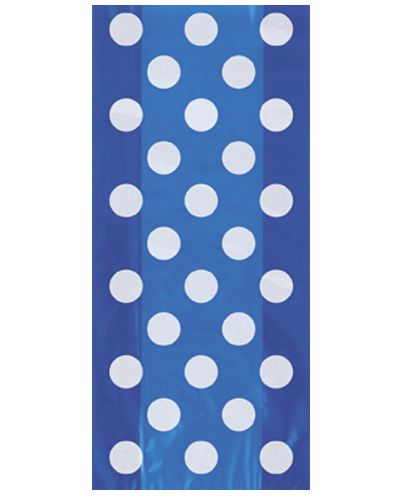Blue Dots Cello Bags - Pack of 20