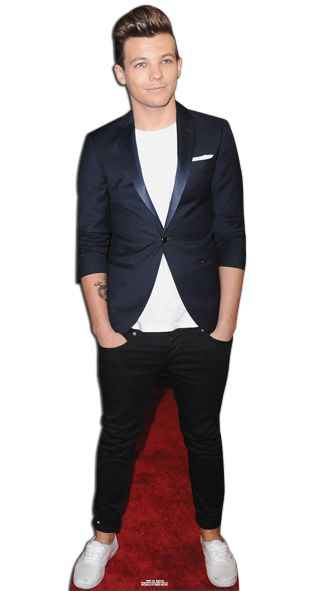 Louis One Direction Lifesize Cardboard Cutout - 1.77m