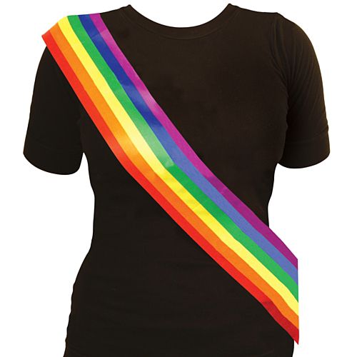 Rainbow Pride Satin Sash