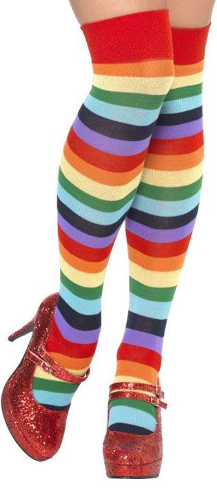 Multi-Coloured Clown Socks