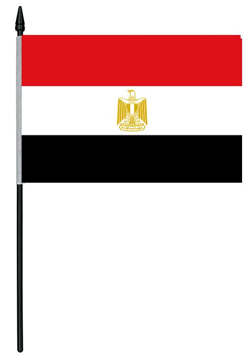 Egypt Cloth Table Flag - 4" x 6"