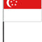 Singapore Cloth Table Flag - 4