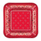 Bandana Plates - 17.8cm - Pack of 8