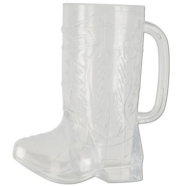 Plastic Cowboy Boot Cup - 17oz