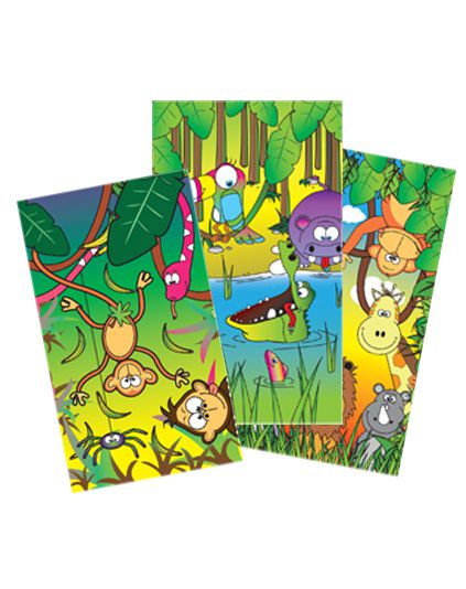Mini Jungle Notebook - Assorted - Each