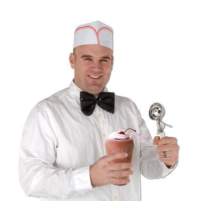 Soda Jerk Hats - Pack of 4