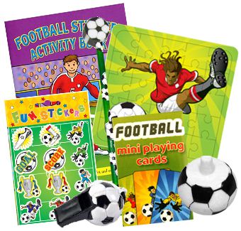 Football Party Toys Assorted - Pack of 100