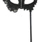 Black Lace Masquerade Eye Mask On Stick