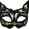 Leopard Black Transparent Cat Mask On Headband