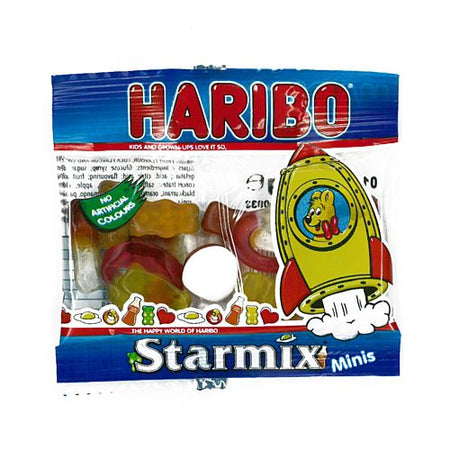 Haribo Starmix Gummy Sweets - 16g Mini Bag - Each