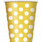 Yellow Dots Cups - Pack of 6