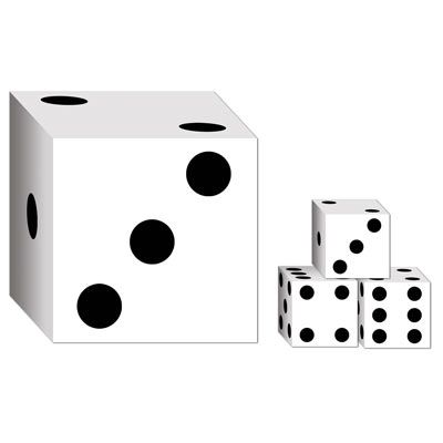 Dice Card Boxes - 16.5cm - Pack of 2