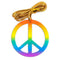 Rainbow Peace Medallion