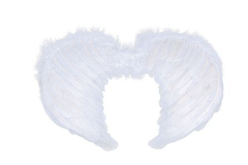 Mini White Feather Wings