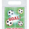 Personalised Football Themed Card Insert With Sealed Party Bag - Pack of 8