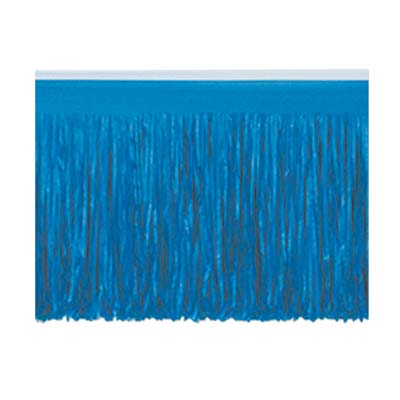 Blue 6-Ply Tissue Fringe Drape - 3.05m