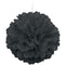 Black Pom Pom Tissue Value Decoration - 40cm