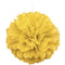 Yellow Pom Pom Value Tissue Decoration - 40cm