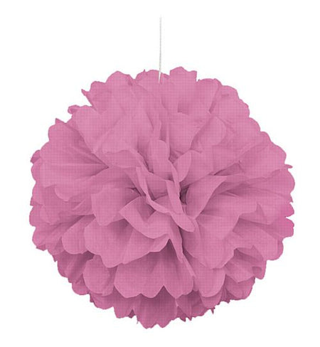 Pink Pom Pom Value Tissue Decoration - 40cm