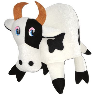 Plush Cow Hat