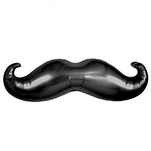 Giant Moustache Shaped Foil Balloon - 88cm