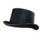 Black Satin Look Top Hat