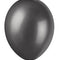 Black Pearlised Latex Balloons - 12'' - Pack of 8