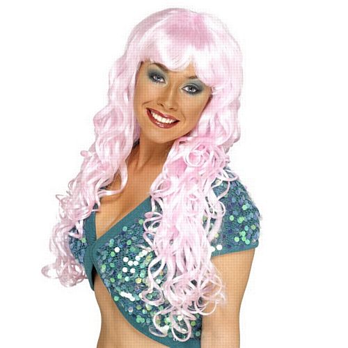 Siren Wig, Light Pink