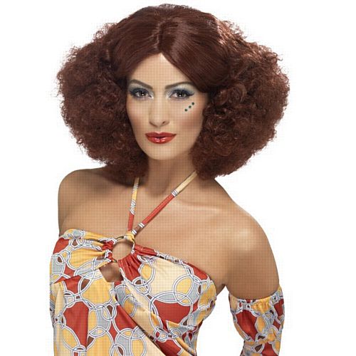 70's Afro Wig, Auburn