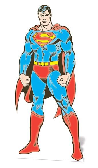 DC Comics Superman Lifesize Cardboard Cutout - 1.87m