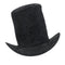 Tall Black Velvet Top Hat
