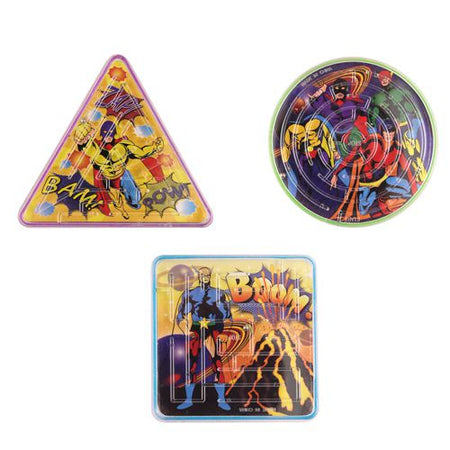 Superhero Puzzle Maze - Assorted Designs - Each