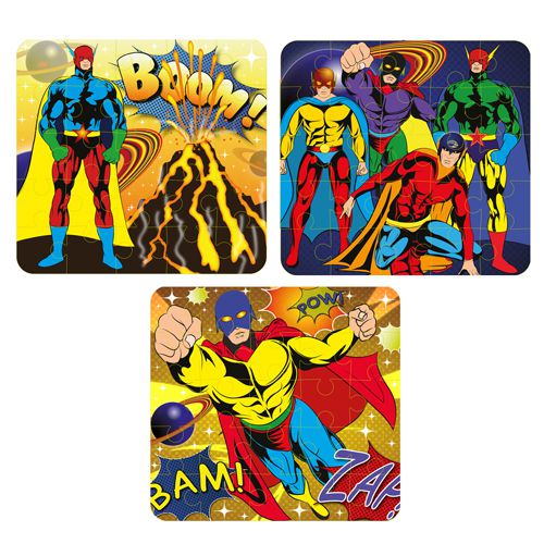 Superhero Jigsaw Puzzle - Assorted Designs - Each