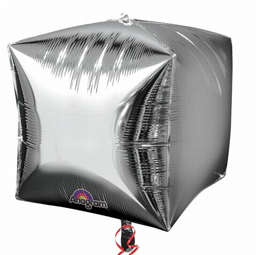 Cubez Silver Foil Balloon - 38cm