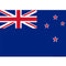New Zealand Themed Flag Poster - A3