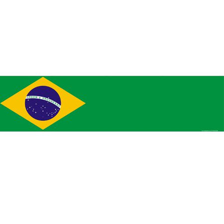 Brazil Themed Flag Banner - 1.20m