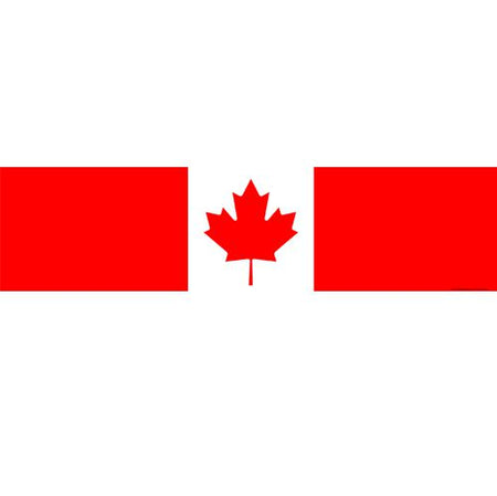 Canadian Themed Flag Banner - 120 x 30cm